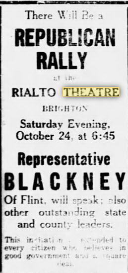 Rialto Theatre - 21 Oct 1936 (newer photo)